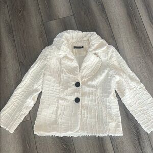 Picadilly Y2K vibes off white jacket size Medium oversized